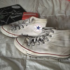 white high top converse